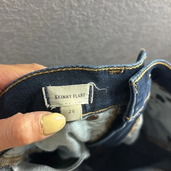Madewell 11" High-Rise Skinny Flare Jeans in Larkspur Wash: TENCEL™ Denim